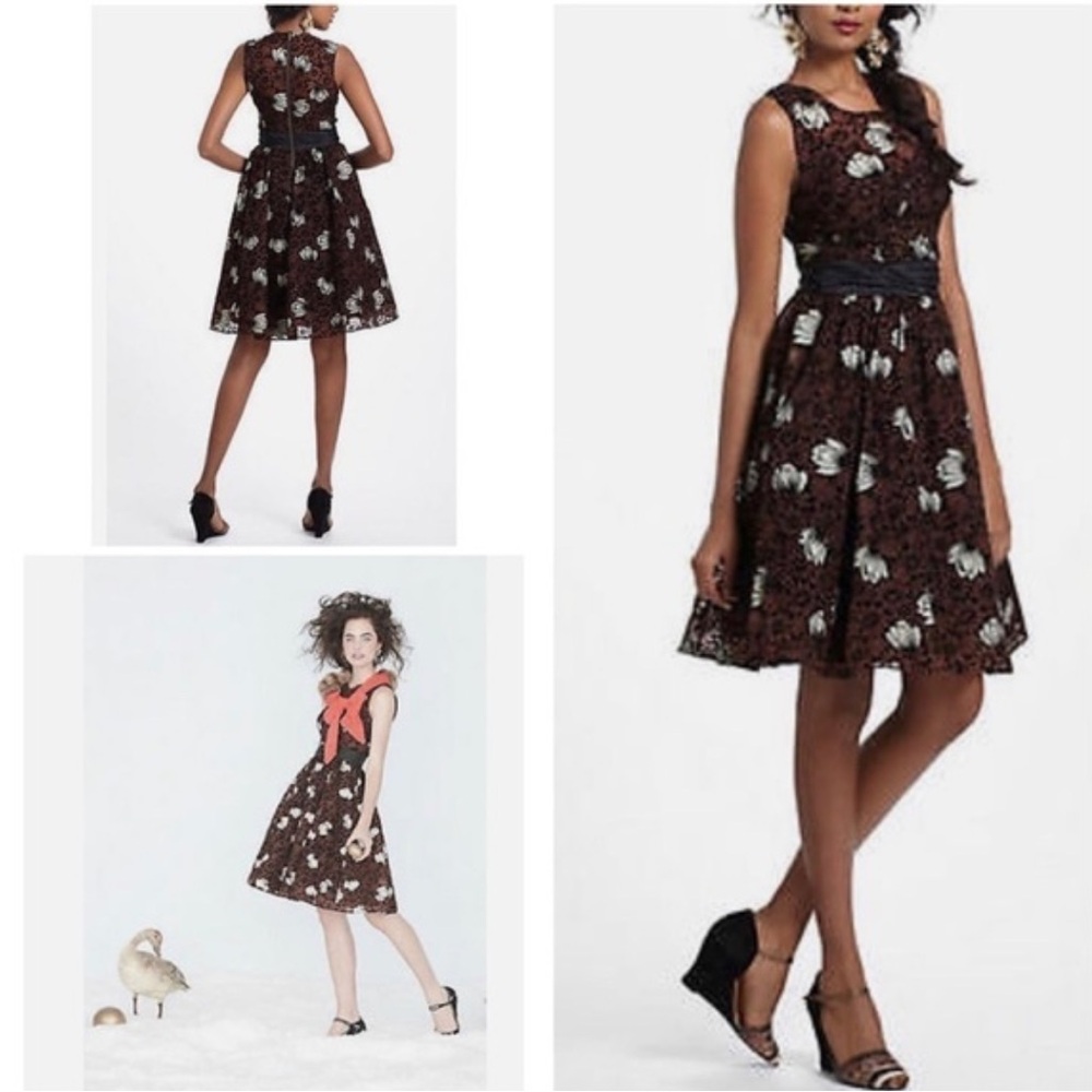 NWOT Tracy Reese Chrysanthemum Tea Dress - Picture 3 of 12